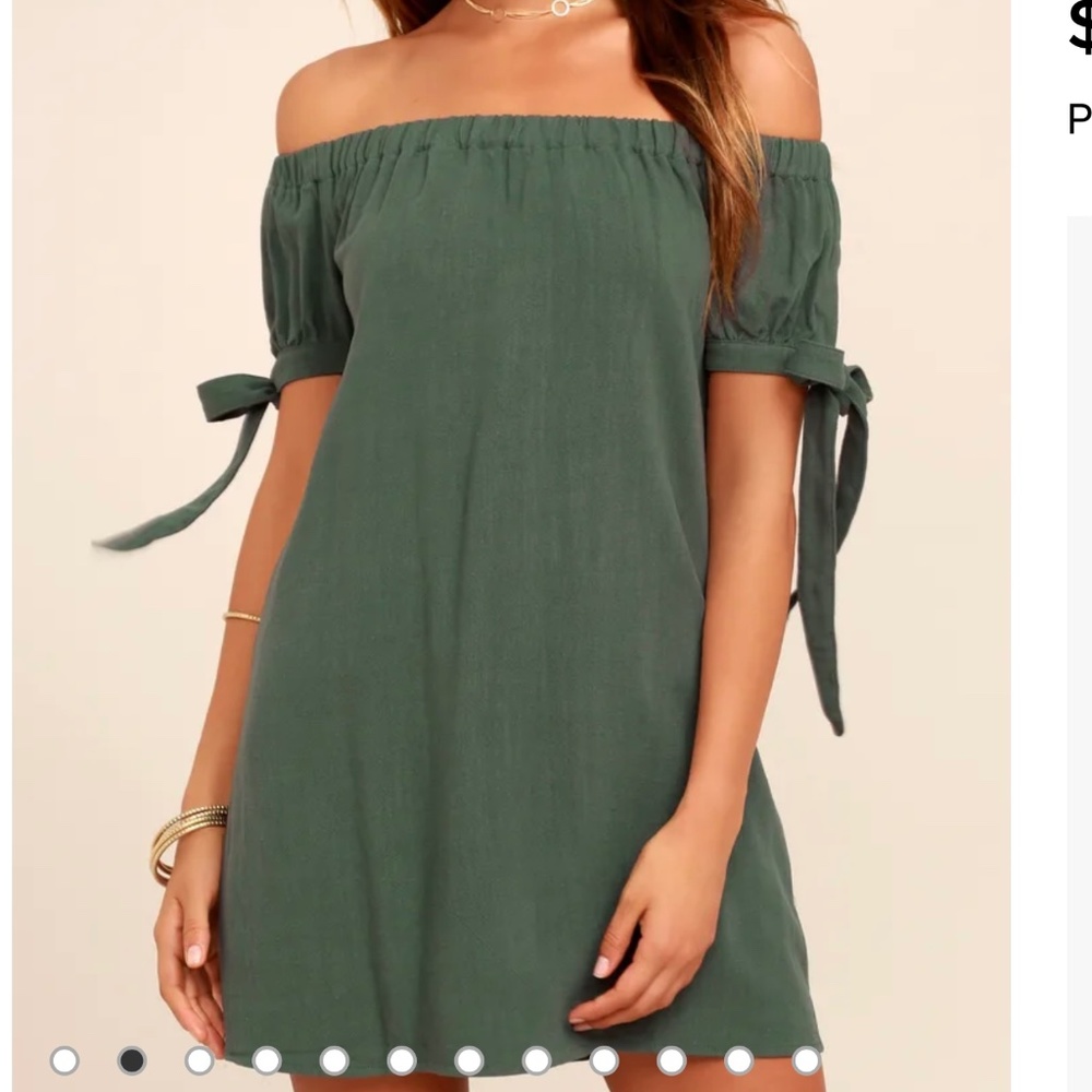 Lulu’s Peasant Top Mini Dress- Small